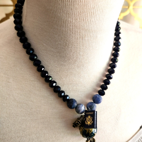 🌏 "See the World" Handcrafted Necklace 🌏 - One of a Kind - Picture 5 of 10